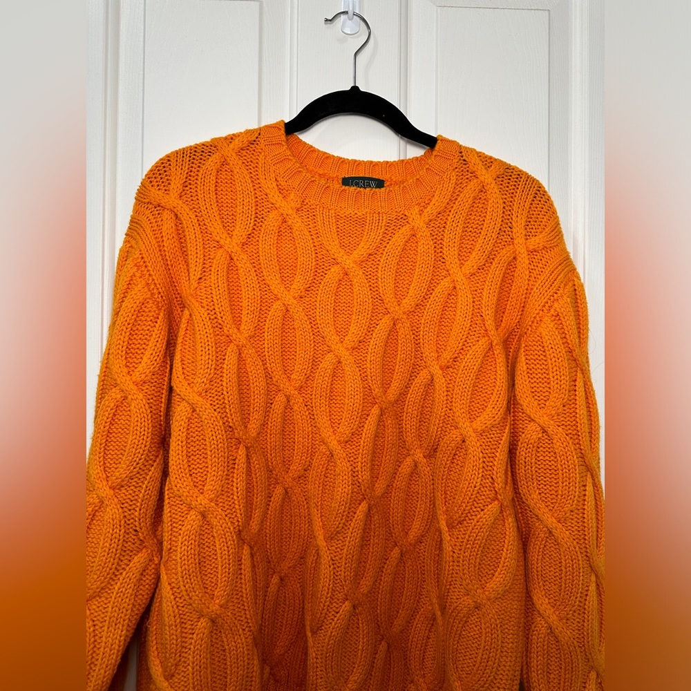 COPY - J.Crew 100% wool cable knit sweater